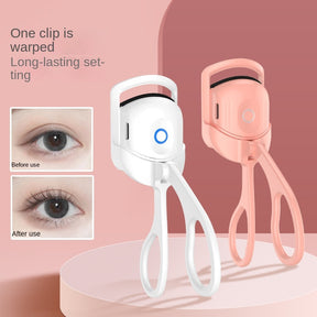 Eyelash Curler Portable Electric Heated Comb Eye Lash Long Lasting Eyelashes Curls