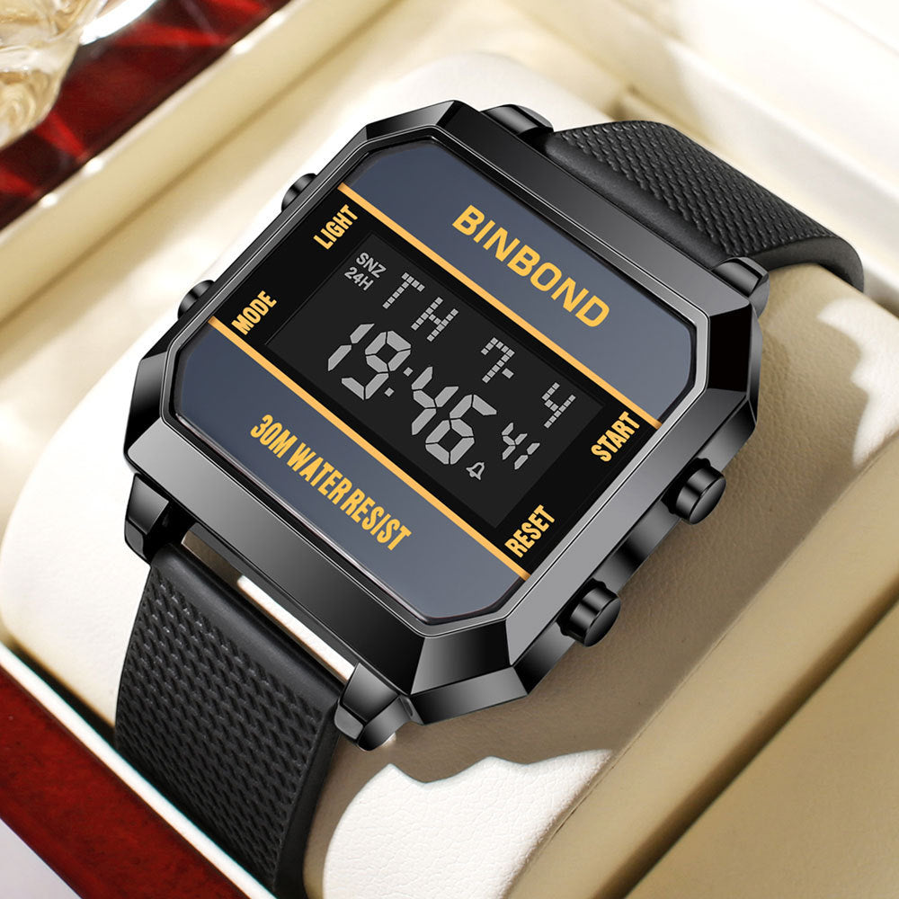 Stylish And Versatile Sports Waterproof Men's Electronic Watch