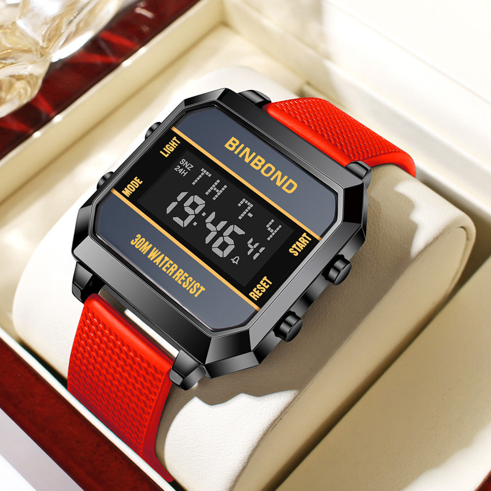 Stylish And Versatile Sports Waterproof Men's Electronic Watch